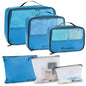 Champion Packing Cubes for Travel - 6 Piece Organizer Set, Carry-On Ready