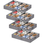 Lifewit 4.3 Inches Under Bed Shoe Storage Organizer Fits 8 Pair Sneakers,