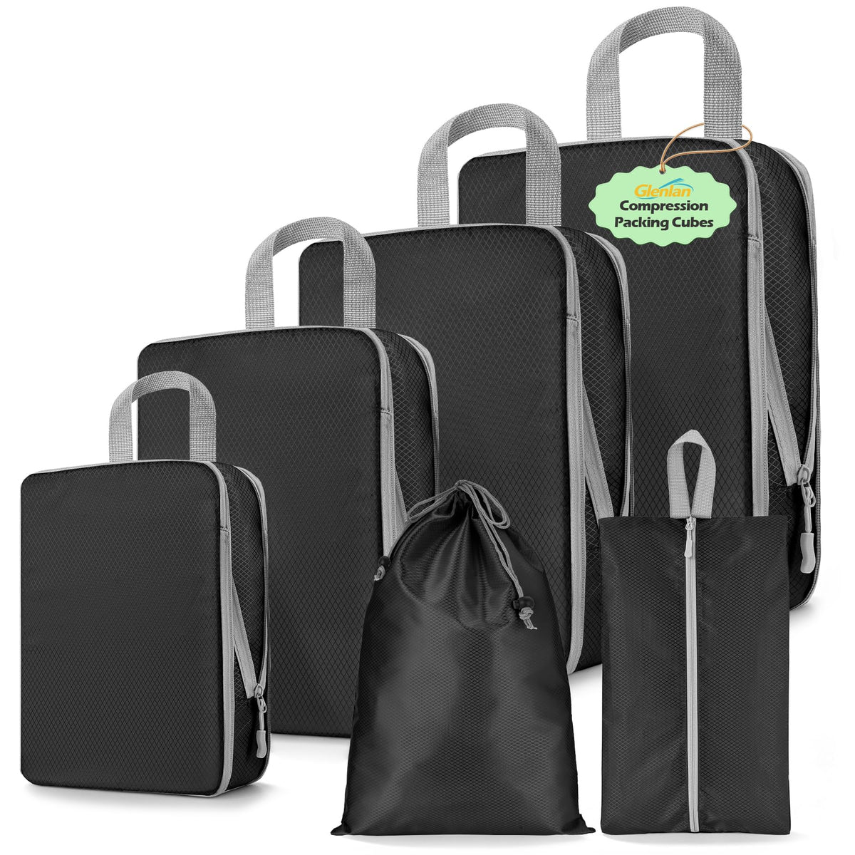 8-Set Compression Packing Cubes for Travel