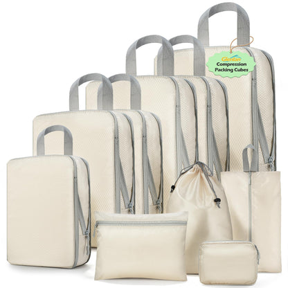 8-Set Compression Packing Cubes for Travel
