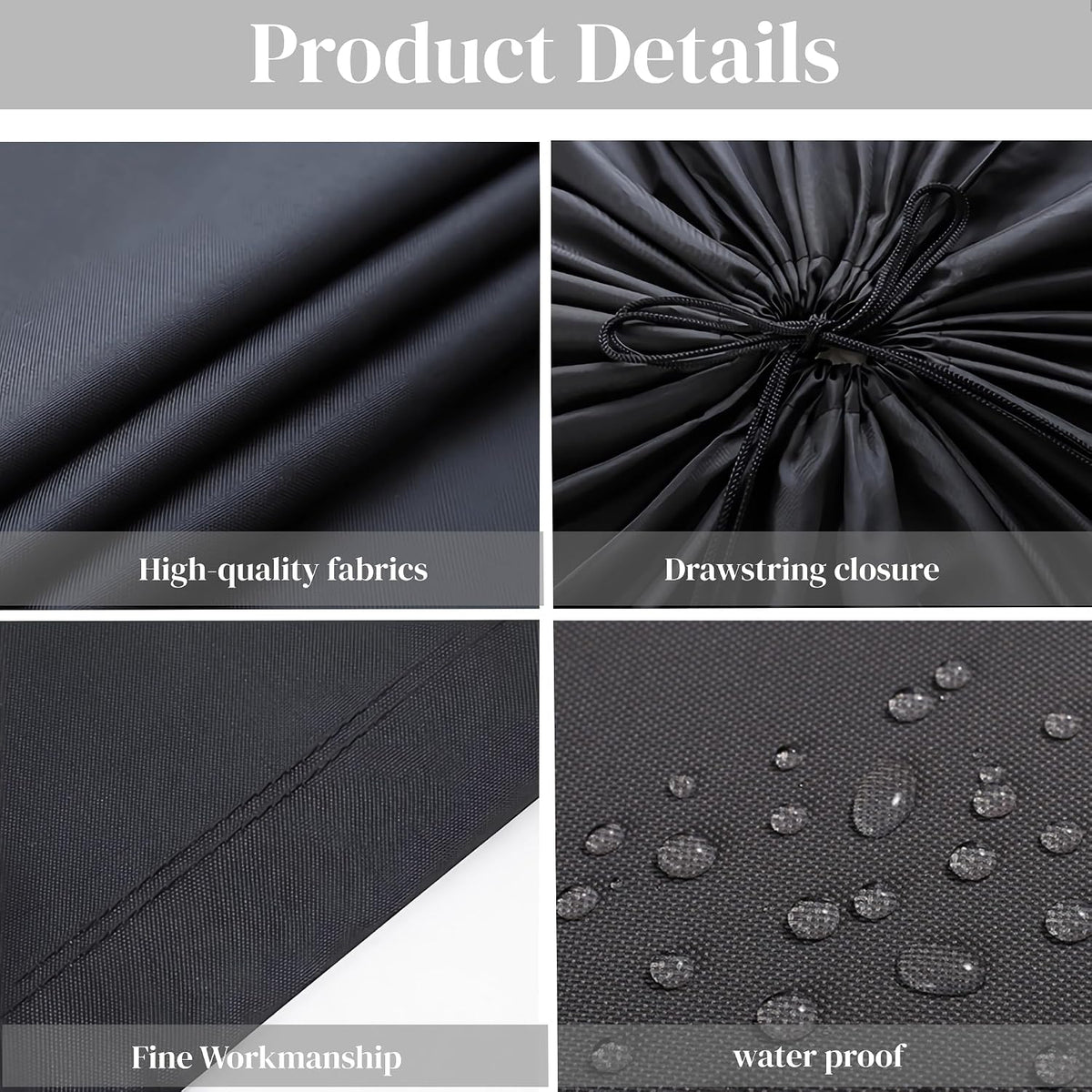 2 Pack Clothes Storage Bag, 43" x 55" Moving Bags Heavy Duty Extra Large with Drawstring, Reusable Giant Extra Luggage Storage Bags for Luggage, Suitcase, Furniture, Chair, Kids Bike