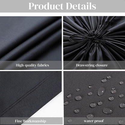 2 Pack Clothes Storage Bag, 43" x 55" Moving Bags Heavy Duty Extra Large with Drawstring, Reusable Giant Extra Luggage Storage Bags for Luggage, Suitcase, Furniture, Chair, Kids Bike