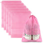 Clear Shoe Bags for Travel 5 PCS, Drawstring Travel Shoe Bags for Packing