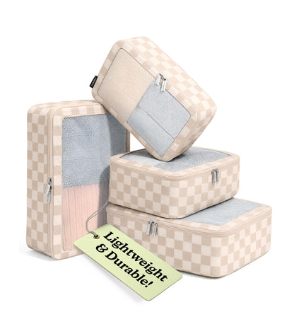 Vandel TSA-Friendly Packing Cubes for Carry On, Mesh Suitcase Organizer Bag