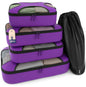 Shacke 5 Set Packing Cubes for Travel with Laundry Bag (Green Grass)