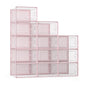 Kuject X-Large Shoe Storage Boxes 12 Pack, Clear Stackable Shoe Organizer