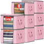 Fab totes 6 Pack Storage Bags for Clothes Blanket Storage Bins with Lids