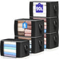 90L Large Storage Bags, 6 Pack Clothes Storage Bins Closet Organizers