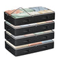 Budding Joy 95L Under Bed Storage Containers, 4 Pack Closet Organizers Grey
