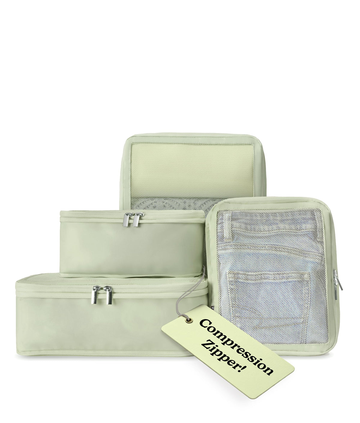 Vandel TSA-Friendly Packing Cubes for Carry On, Mesh Suitcase Organizer Bag