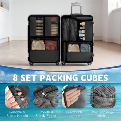 8 Set Packing Cubes for Travel,Luggage Organizers for Travel Accessories