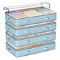 Budding Joy Under Bed Storage Containers, Storage Bins with Clear Lids