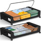 GoMaihe Under Bed Storage with Wheels 48L Grey 2-Pack
