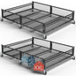 Under Bed Storage with Wheels, Large 65L, Heavy Duty Metal, Holds 70lb