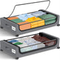 GoMaihe Under Bed Storage with Wheels 48L Grey 2-Pack