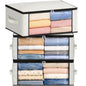 Fab totes 6 Pack Storage Bags for Clothes Blanket Storage Bins with Lids