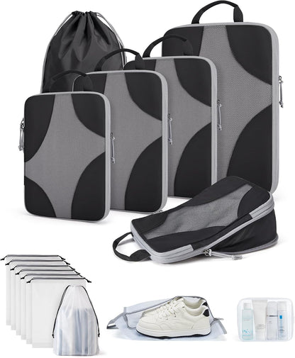 Bagsmart Compression Packing Cubes, Travel Bag Cruise Ship Essentials