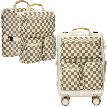 Over Luggage Organizer for Carry On Bag, Suitcase Organizer with Pockets