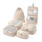 Vandel TSA-Friendly Packing Cubes for Carry On, Mesh Suitcase Organizer Bag