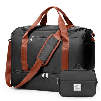 Extra Large Travel Duffel Bag, Carry-On Weekender Bags for Women Travel