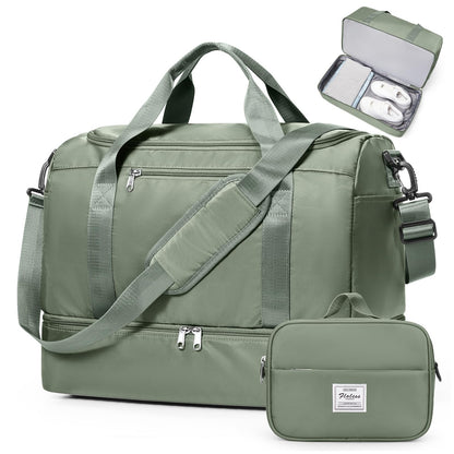Extra Large Travel Duffel Bag, Carry-On Weekender Bags for Women Travel