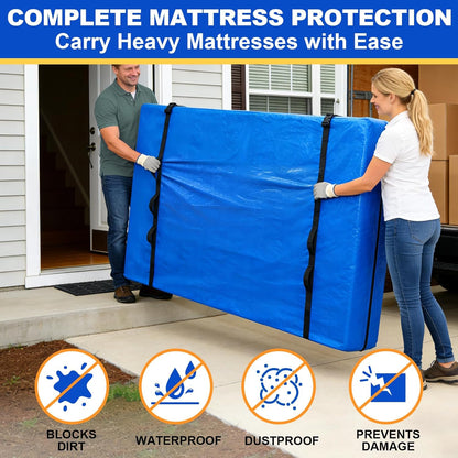 TICONN Mattress Bags for Moving, Heavy Duty Mattress Cover Storage Bag
