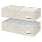 StorageWorks 6 Inch Low Profile Under Bed Storage Containers with Clear Lid
