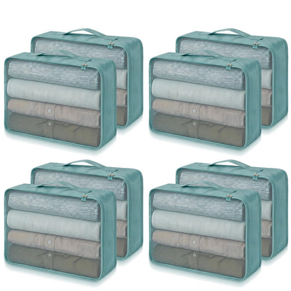 Silkfly 4 Pcs XL Packing Cube for Travel Luggage,Simple,Gray