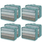 Silkfly 4 Pcs XL Packing Cube for Travel Luggage,Simple,Gray