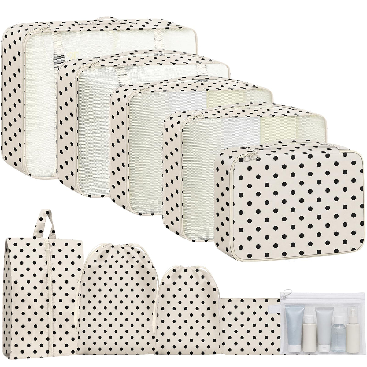 Packing Cubes for Travel 8 Set Luggage Organizer Bags