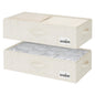 StorageWorks 6 Inch Low Profile Under Bed Storage Containers with Clear Lid