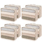 Silkfly 4 Pcs XL Packing Cube for Travel Luggage,Simple,Gray