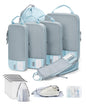 BAGSMART Compression Packing Cubes for Travel Essentials