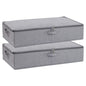 Underbed Storage Organizers,Beige,1 Pack,23.6x11.8x5.9 Inch