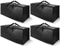 Cosy Family 8 Pack Heavy Duty Extra Large Moving Bags with Backpack Straps - Strong Handles & Zippers, Storage Totes For Space Saving, Fold Flat, Alternative to Moving Box (Set of 8, Blue)