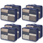 Silkfly 4 Pcs XL Packing Cube for Travel Luggage,Simple,Gray