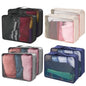 Silkfly 4 Pcs XL Packing Cube for Travel Luggage,Simple,Gray