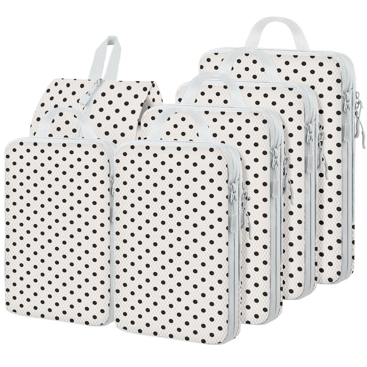 4 Set Compression Packing Cubes For Travel Bags Organizer For Luggage Suitcase Organizer, Compression Bags For Travel Accessories Luggage Storage Set (4 Pcs, Pink Leoparda)