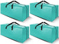 Cosy Family 8 Pack Heavy Duty Extra Large Moving Bags with Backpack Straps - Strong Handles & Zippers, Storage Totes For Space Saving, Fold Flat, Alternative to Moving Box (Set of 8, Blue)