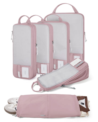 BAGSMART Compression Packing Cubes for Travel Essentials