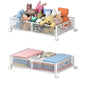 Under Bed Storage Containers, Shoe Storage With Wheels, Foldable Bedroom Storage Organization with Handles, Under Bed Storage Bins Drawer For Clothes, Blankets And Shoes, Bedding (2 Pack, Black)