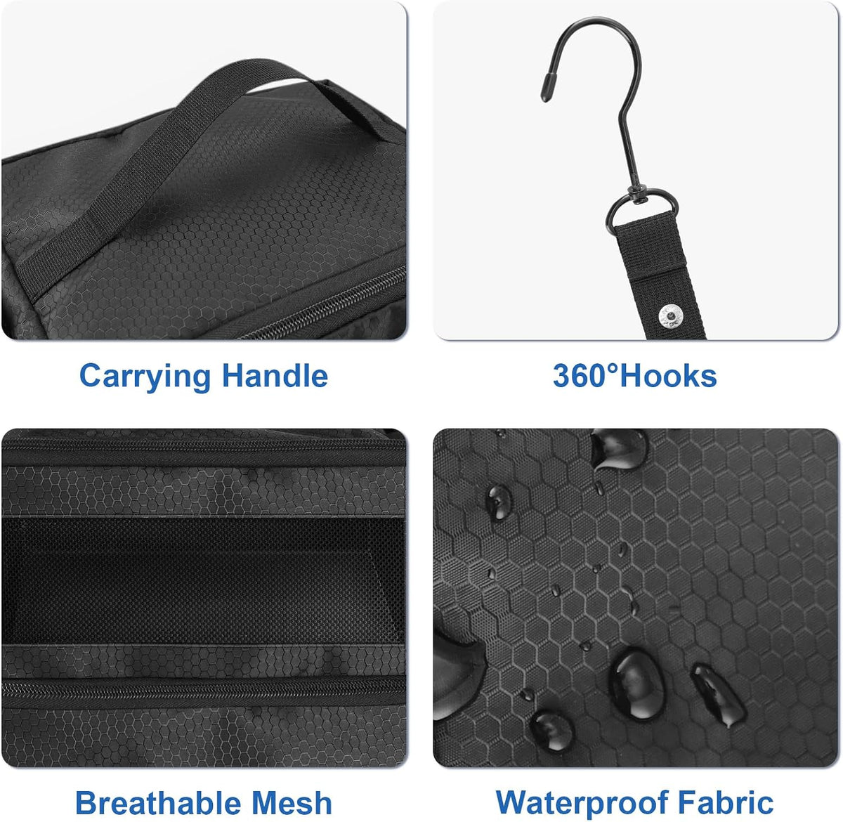 Olosar Suitcase Organizer, Travel Luggage Organizer Portable Hanging Travel Shelves Collapsible Hanging Packing Cubes for Carry on Suitcase