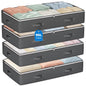 Budding Joy 95L Under Bed Storage Containers, 4 Pack Closet Organizers Grey