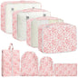 Packing Cubes for Travel - 8 Set Luggage Organizer Bags for Family, Mesh Breathable Packing Cubes for Suitcases Durable Travel Essentials Bags Set