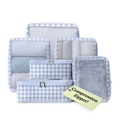 Vandel TSA-Friendly Packing Cubes for Carry On, Mesh Suitcase Organizer Bag