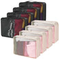 Silkfly 4 Pcs XL Packing Cube for Travel Luggage,Simple,Gray