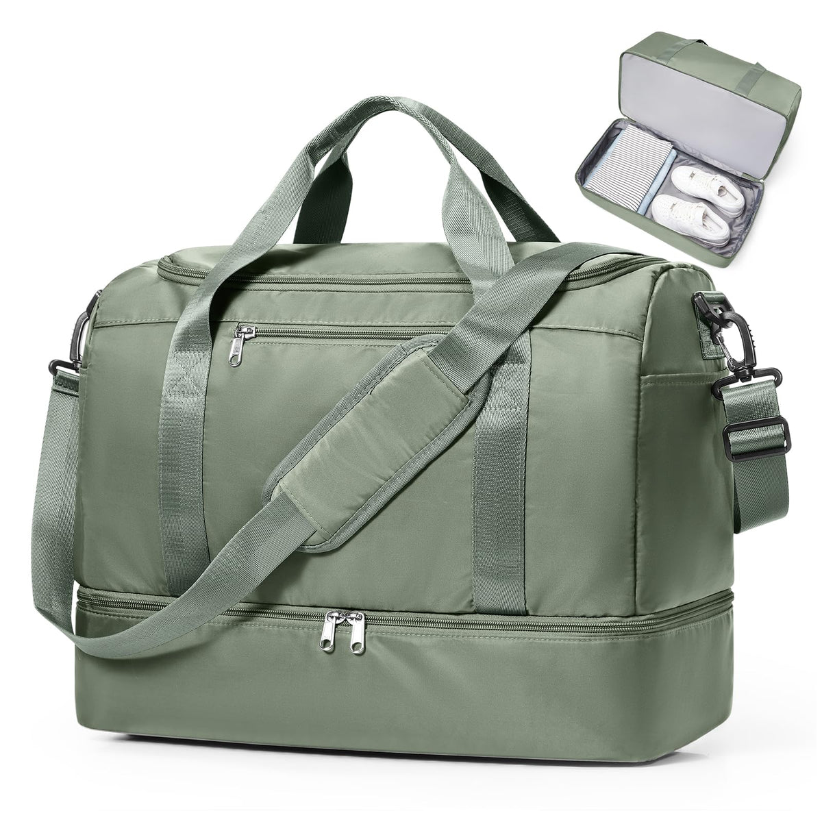 Extra Large Travel Duffel Bag, Carry-On Weekender Bags for Women Travel