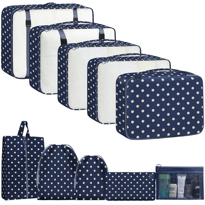 Packing Cubes for Travel 8 Set Luggage Organizer Bags