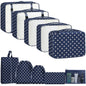 Packing Cubes for Travel 8 Set Luggage Organizer Bags