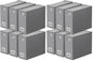 SpaceAid 4 Pack Bed Sheet Organizers and Storage, Foldable Organizer for Linen Closet, Sheets Set Folder Keeper with Window XL (Queen & King Size) Organizing Bedding Container, Gray 91ZDSN-SL01-G4
